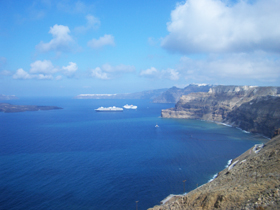 Die Vulkaninsel Santorin